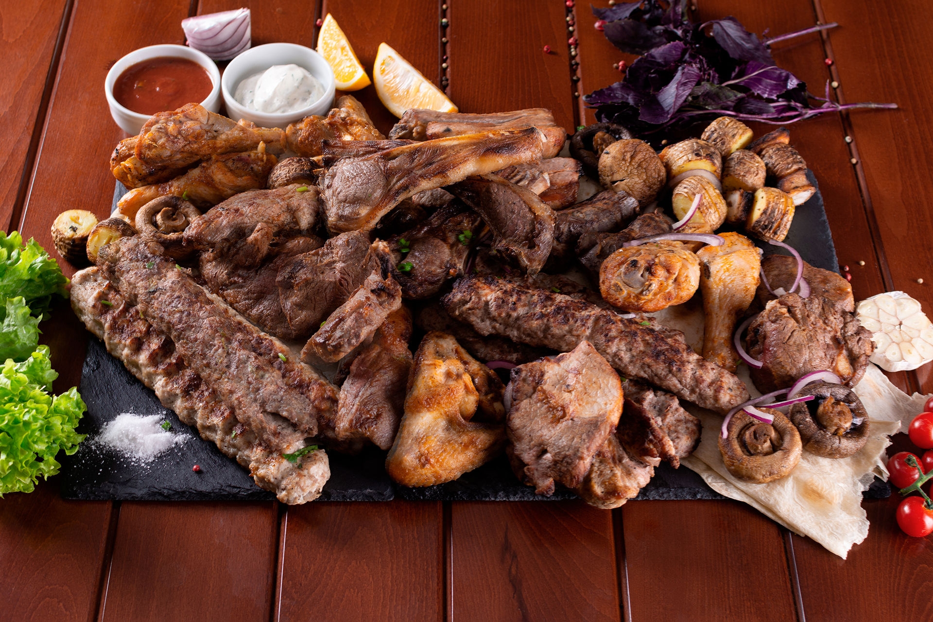 Шашлычные сеты от NEVEGAN