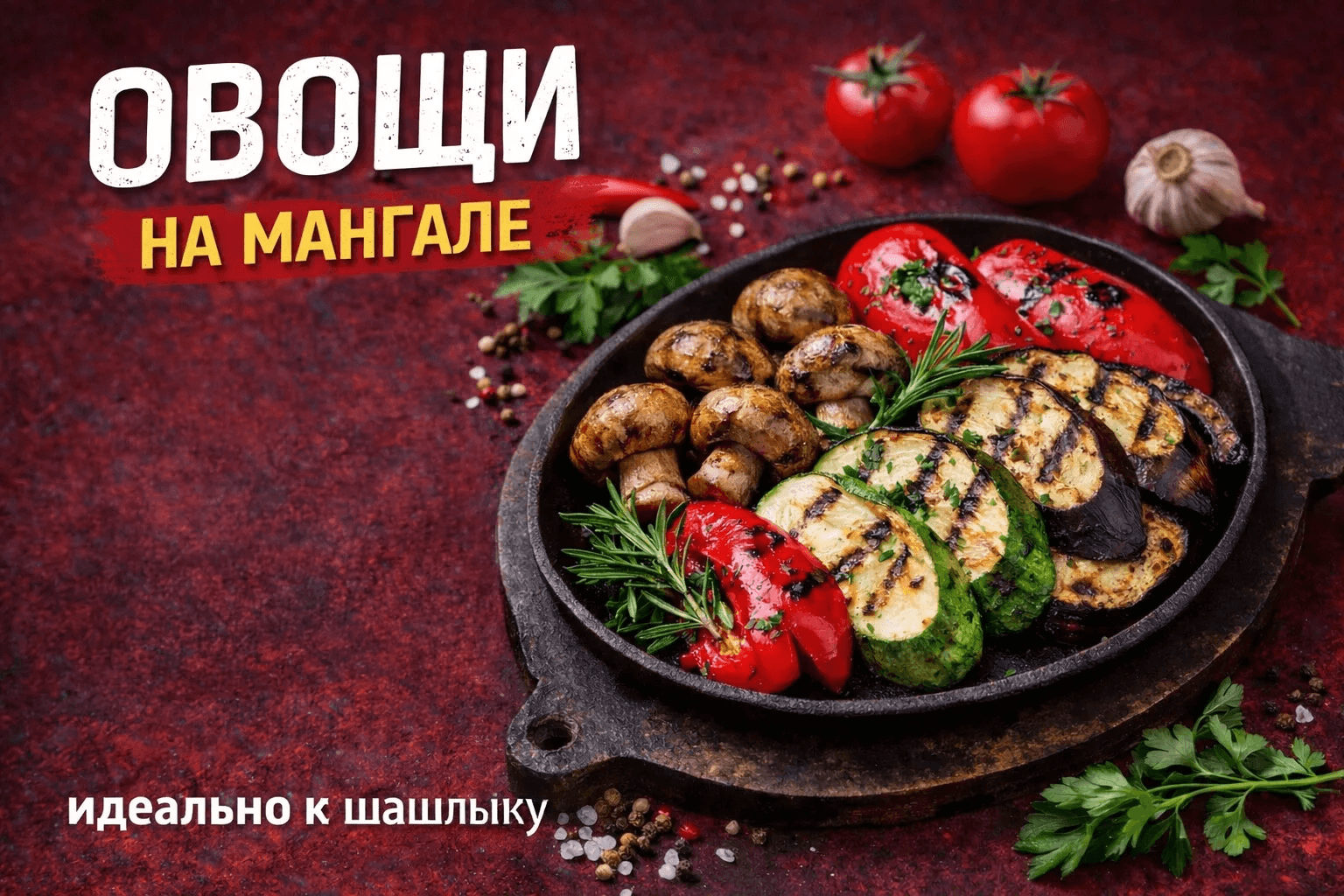 Овощи на мангале