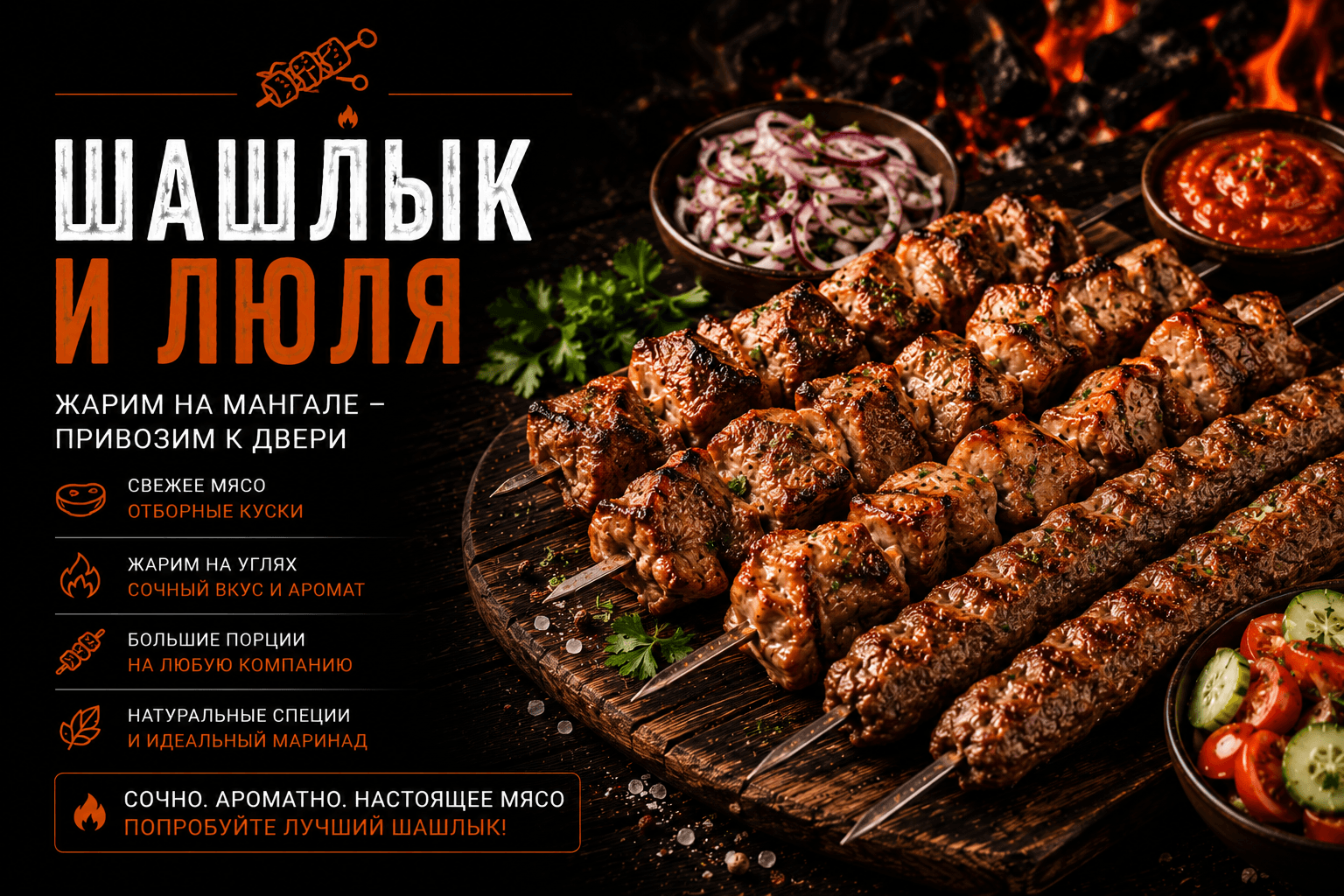 Шашлык и люля 🥩